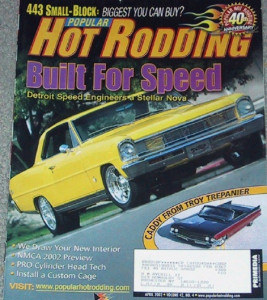 POPULAR HOT RODDING 2002 APR - '66 HEMI CHARGER, CAD ATTACK
